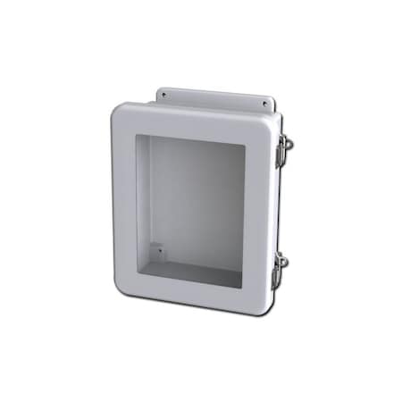 Saginaw Control & Engineering Quick release Padlock Latch Electrical Enclosures, 11.35 in H, 4-1/4 in D, 9.41 in W SCE-1008FW